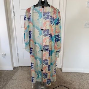 Forever 21 Floral Swim Coverup Size L